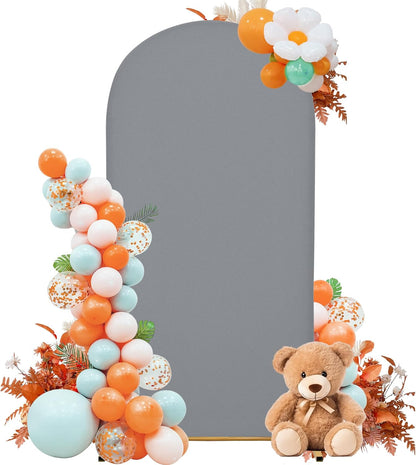 3-Piece Arch Cover Bundle – 7.2FT, 6.6FT & 6FT Stretch Spandex Backdrop Set – Wedding, Birthday & Photo Booth Arch Covers for Every Event