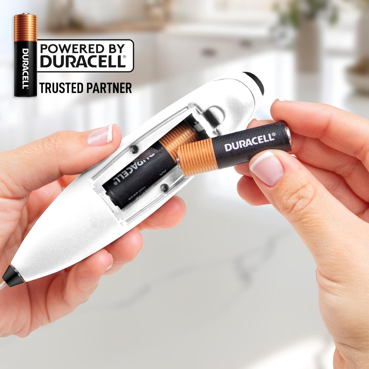 Zulay Kitchen Powerful Milk Frother Wand With Duracell Batteries - Ultra Fast Handheld Drink Mixer - Electric Whisk Foam Maker for Coffee, Lattes, Cappuccino & Matcha - Z1 Motor - Black - Colors C