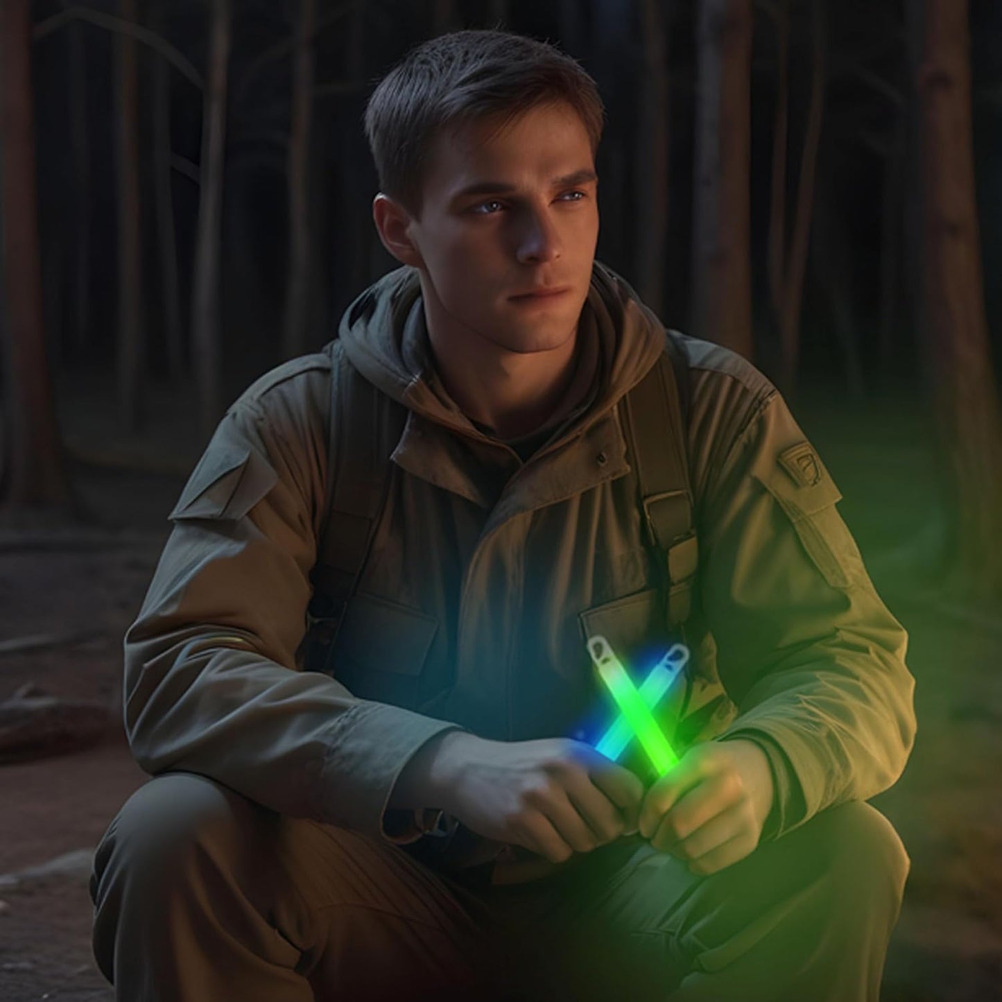 Glow Fever Emergency Safety Military Grade Glow Sticks, 30pcs 6'' Lightsticks, Light Up Ultra Bright with 12 Hours Duration. for Hiking Party Camping Blackouts Hurricane Shelter Survival Kit (Yellow)