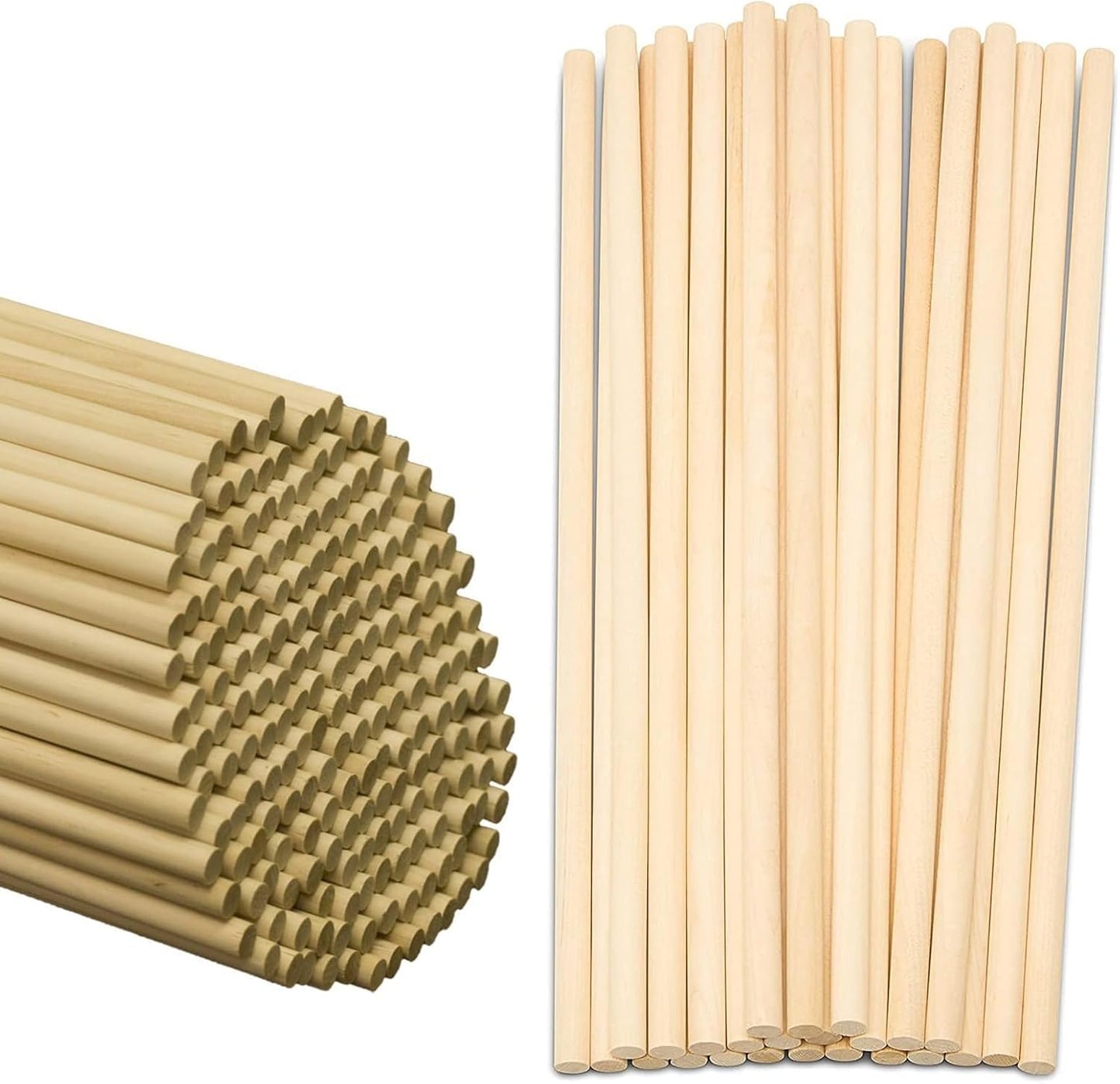 Perfect Stix - WED120-50 Wooden Lollipops and Cake Dowel Rod, 1/4" Diameter x 12" Length (Pack of 50)