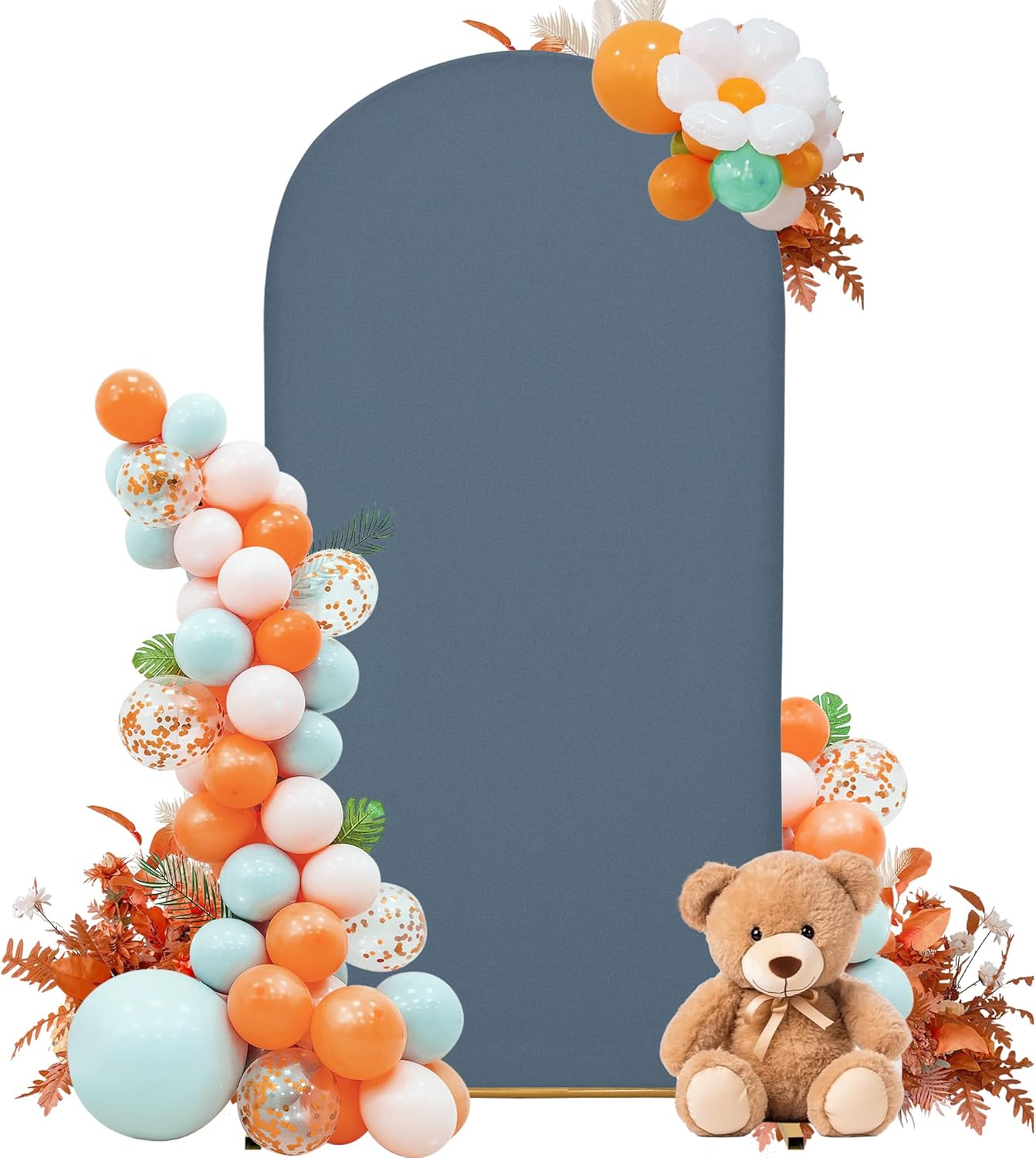 3-Piece Arch Cover Bundle – 7.2FT, 6.6FT & 6FT Stretch Spandex Backdrop Set – Wedding, Birthday & Photo Booth Arch Covers for Every Event