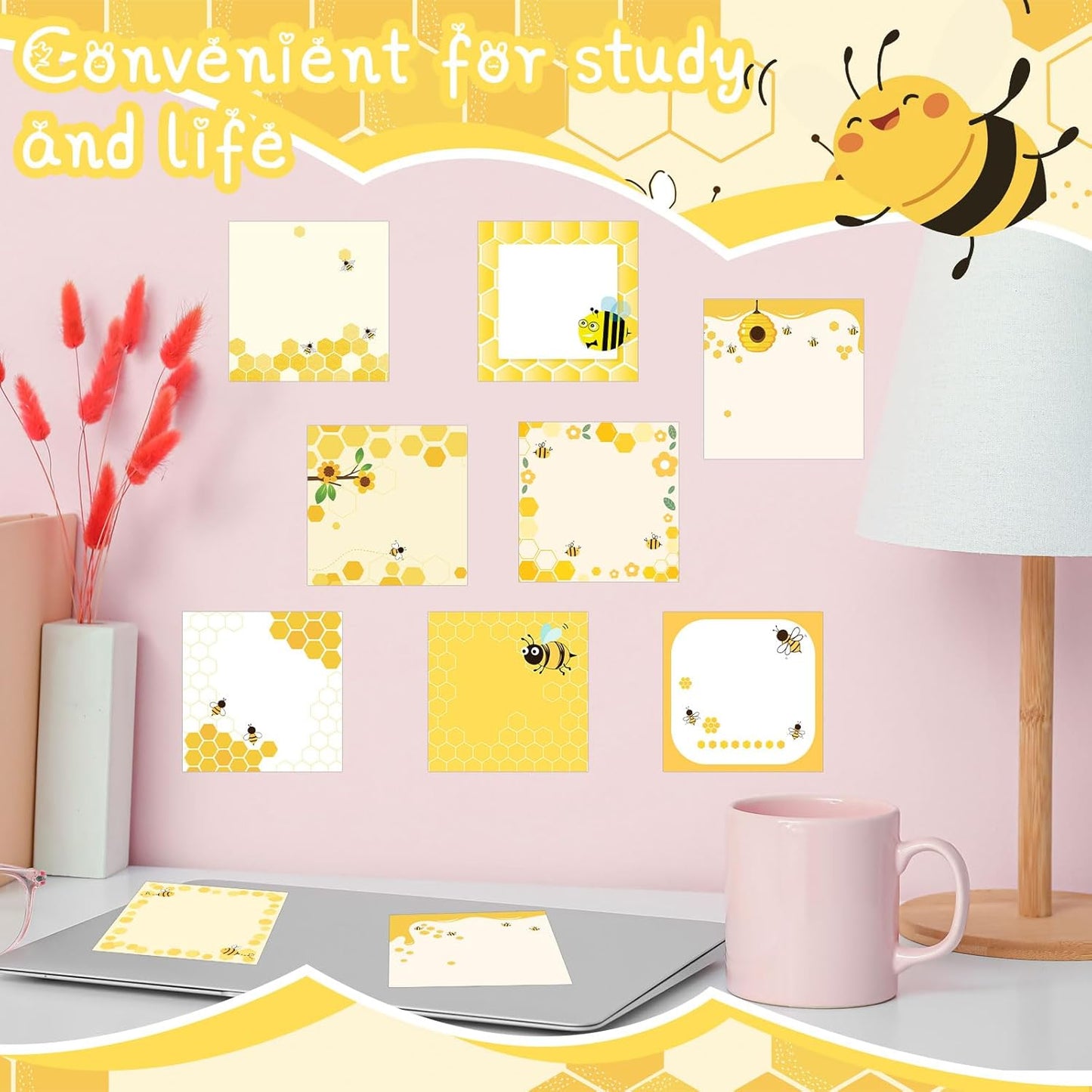 12 Pcs Ice Cream Sticky Notes Summer Popsicle Sticky Notepad Colorful Self-Adhesive Post Notes Cute Mini Memo Pad Removable Note for Office School Classroom Student Ice Cream Party Favors