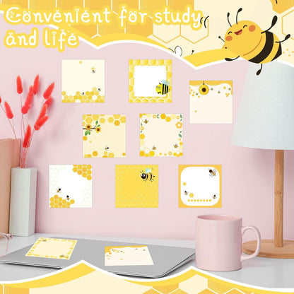 12 Pcs Ice Cream Sticky Notes Summer Popsicle Sticky Notepad Colorful Self-Adhesive Post Notes Cute Mini Memo Pad Removable Note for Office School Classroom Student Ice Cream Party Favors