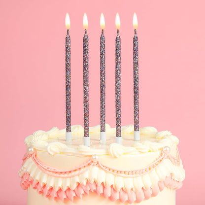 PHD CAKE Champagne Gold Long Thin Metallic Birthday Candles, Cake Candles, Birthday Parties, Wedding Decorations, Party Candles