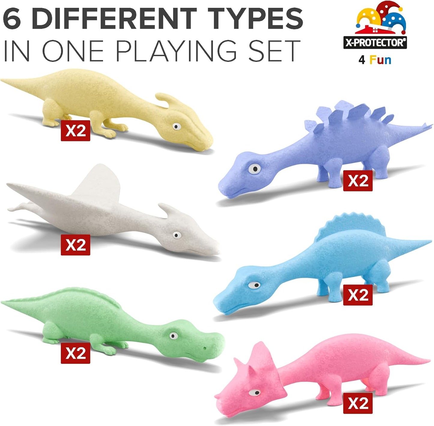 X-Protector Rubber Chicken Slingshot - 12 PCS Pack - Flying Finger Slingshot - Yellow Chicken Flingers Sling Shot Toys for Kids - Funny Adult Pinata Stuffers - Premium Slime for Fingers!