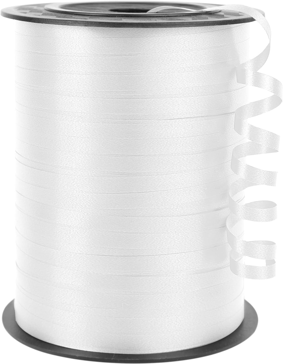 500 Yards White Curling Ribbon for Gift Wrapping, 1/5 inch Wide Balloon Ribbon String for Florist Flower, Crafts, Wreaths, Christmas, Birthday Party, Wedding