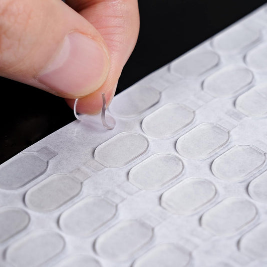 Double Sided Adhesive Dots, Clear Removable Stick Dots for Picture, Photos, Balloon, Festival Party Decorations (100, 10mm)