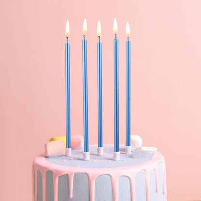 PHD CAKE Champagne Gold Long Thin Metallic Birthday Candles, Cake Candles, Birthday Parties, Wedding Decorations, Party Candles