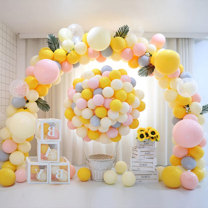 Wokceer Round Backdrop Stand 8FT Gold Wedding Arch Metal Circle Balloon Arch Stand for Birthday Party Wedding Bridal Shower Anniversary Ceremony
