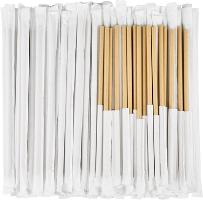 Black Paper Straws 1000 Count - 7.75" x 0.24", 100% Biodegradable & Compostable, Disposable Drinking Straws Bulk - Cocktail, Bars, Restaurants