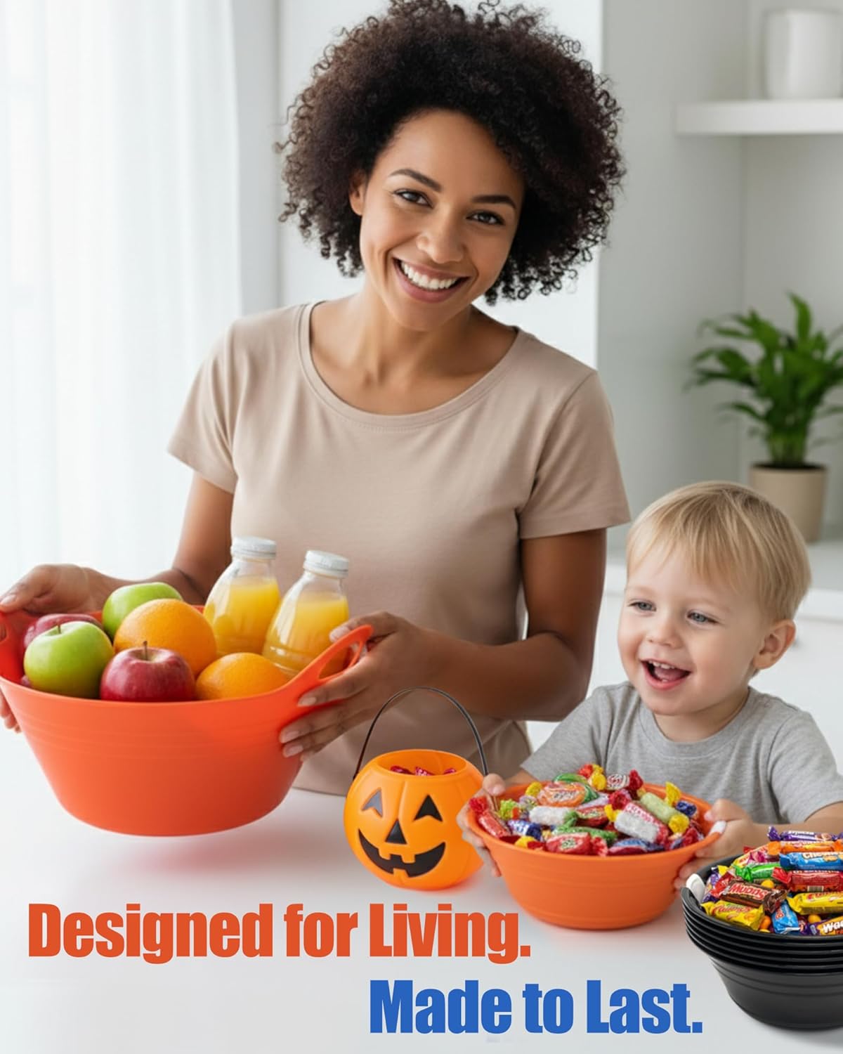 Mintra Home Snack Bowls (Medium 6pk (1.8L), Assorted)
