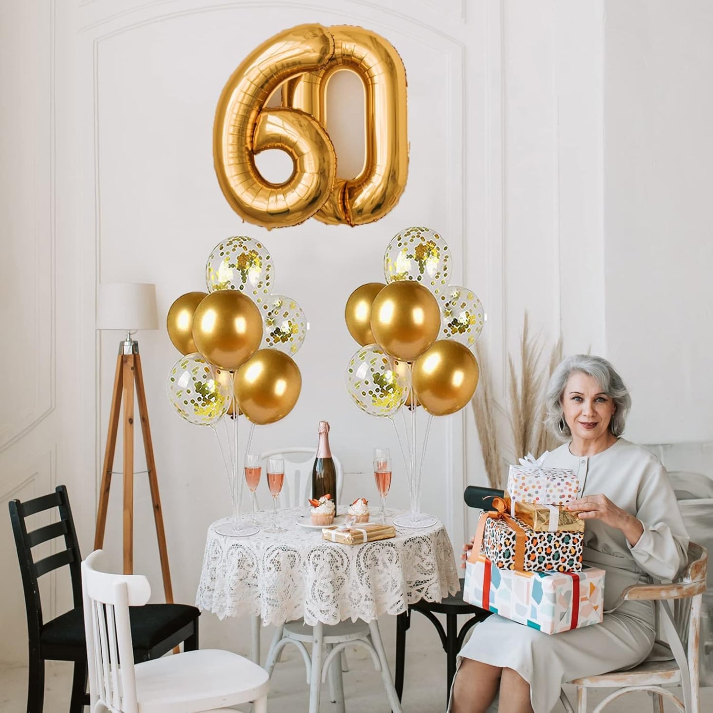 10 Sets of Balloon Stands for Table Balloon Stand Allowing Balloons To Float Without Helium Tank Balloon Holder Decorations for Birthday Party Wedding Festival Christmas