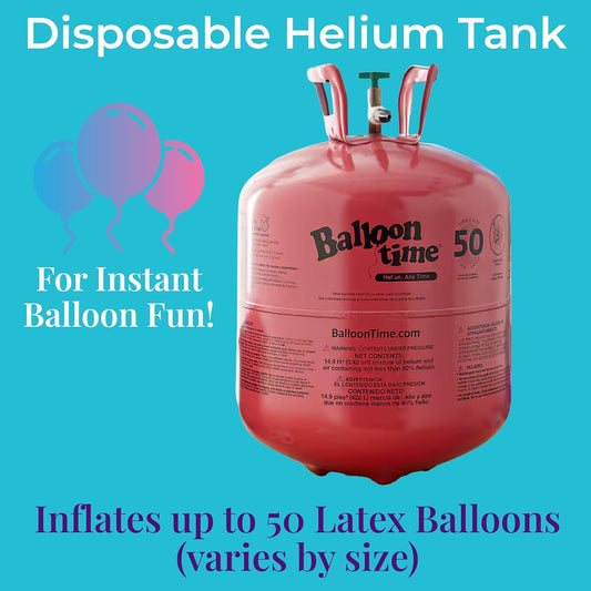 Helium Tank for Balloons At Home Disposable Helium Tank 14.9 cu.ft for Party, Birthday