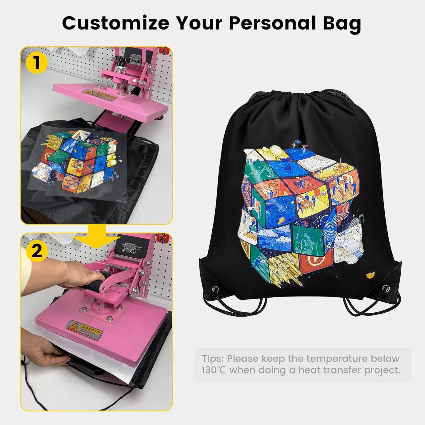 Vorspack 10 Pcs Drawstring Bags Bulk - Drawstring Backpack Draw String Back Bag for Gift, DIY, Party, Gym, Trip - 10 Colors
