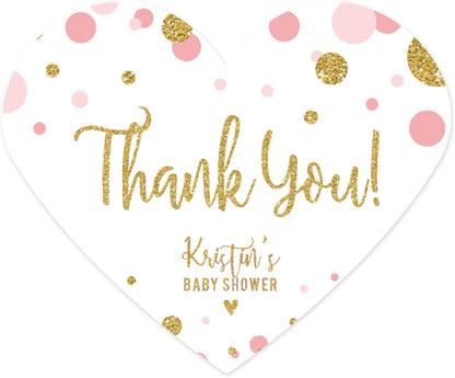 Andaz Press Blush Pink Gold Glitter Girl Baby Shower, Printable Table Tent Place Cards, 20-Pack, Seat Placement Cards Blank Place Cards For Table Settings Name Cards for Wedding, Graduation Food Cards - Colors A
