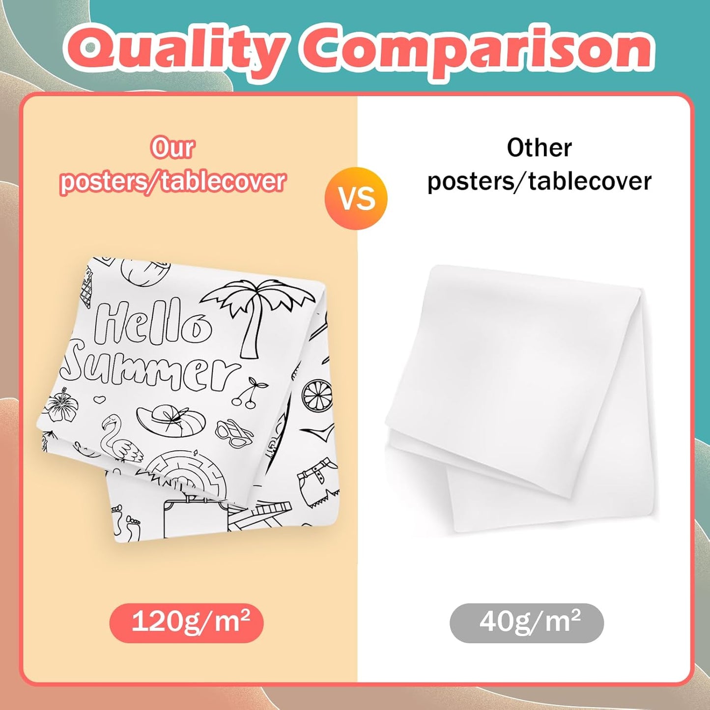Giant Construction Party Coloring Tablecloth for Kids - Huge Construction Theme Table Cover Large Dump Truck Vehicle Painting Poster for Children Birthday Party Supplies 54x108 Inch