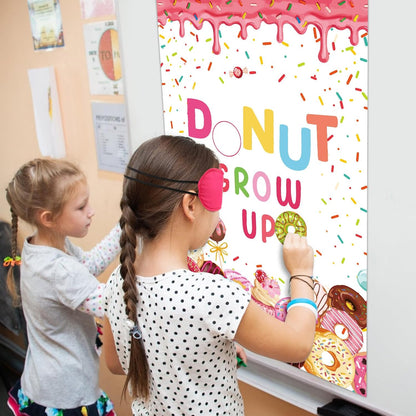 Pin The Crown on The Princess Party Games for Girls Princess Birthday Party with 24 Pcs Crowns, Large Princess Poster for Kids Girls Princess Birthday Party Princess Tea Party Decorations