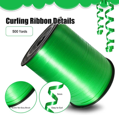 500 Yards Curling Ribbon， Black Balloon String Ribbon，for Gift Wrapping，Party Decoration, Wedding,Birthday，Art Crafts, Florist Flower