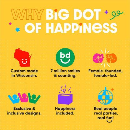 Big Dot of Happiness Prom - Photo Booth Props Kit, Dance Decorations, Photography Accessories, Party Decor- 20 Piece set