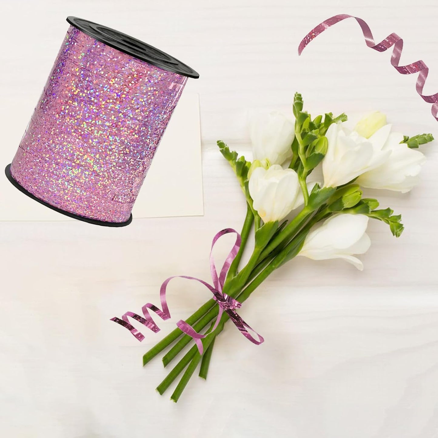 500 Yard Premium Gold Curling Ribbon,Curling Ribbon for Gift Wrapping, Balloon String,for Gift Wrapping ，Party Decoration Crafting,for Florist Flower﻿