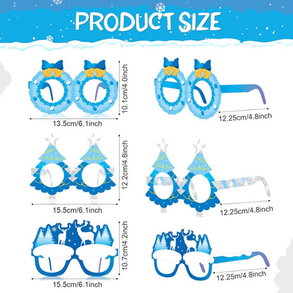 32 Pcs Spa Party Favors Paper Glasses Makeup Paper Eyeglasses Frames Spa Photo Booth Props Selfie Props for Makeup Birthday Party Decorations