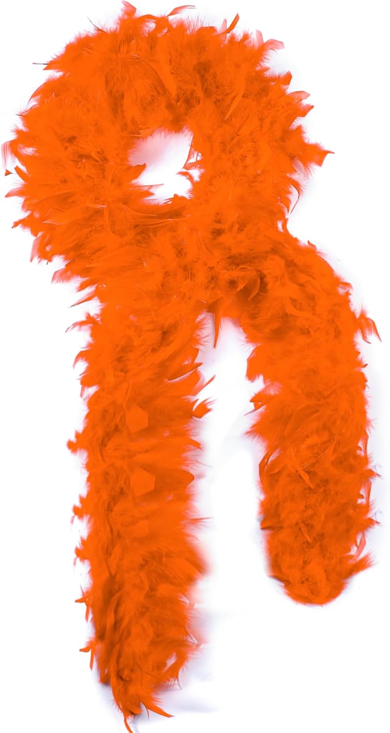 SOGUGOM Red 35g Feather Boas - 2 Yards Boa Feathers for Party, Wedding, Centerpieces, Concert, Costume and Christmas Tree(Red)