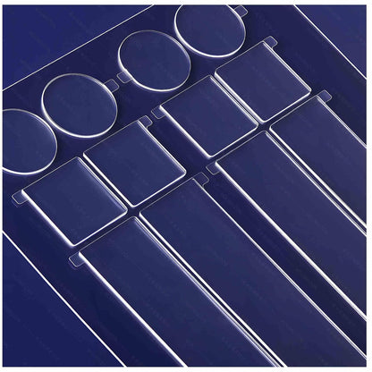 Clear Glue Dots Removable Sticky Tack, Waterproof Poster Putty Double Sided Dots for Party Decoration Picture (100, 0.39'' * 0.79'' Rectangle)