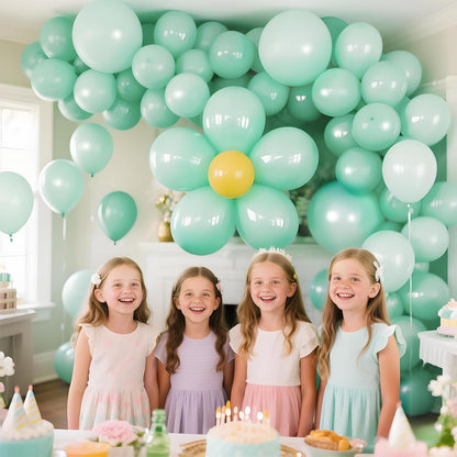 110pcs Black Balloon 12 inch, Black Latex Balloons for Birthday Party Baby Shower Wedding(with 2 Ribbons). - Colors A
