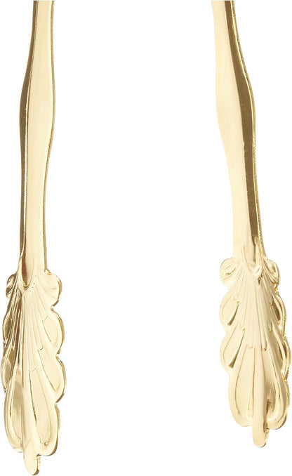 Elegance Silver 86242 Silver Plated Ice Tongs, 7"
