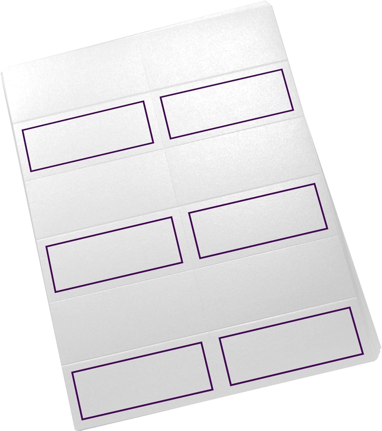 Single Line Border Printable Place Cards, Gold (Choose Color), Set of 60 (10 Sheets), Laser & Inkjet Printers - Wedding, Party, Dinner, and Special Events - Made in the USA
