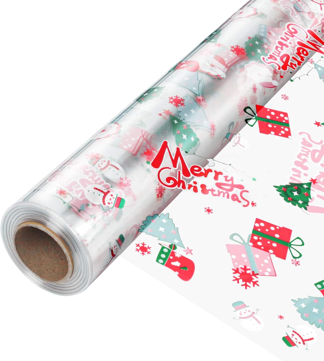 JOYIT 100 ft Clear Cellophane Wrap Roll (31.5 in x 100 ft) - 3 Mil Thicken Cellophane Roll,Cellophane Bags Large,Wrapping Paper for Flower Gift Baskets Wrap (31.5" fold into 16")