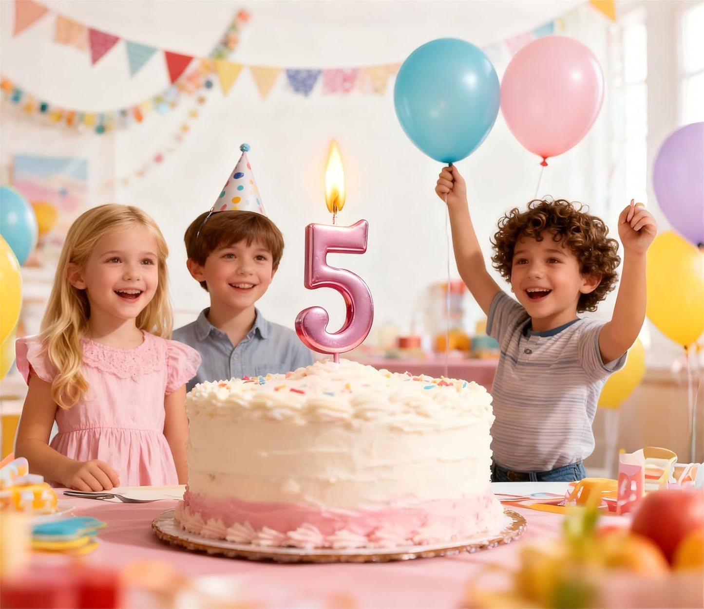10 Pieces Birthday Numeral Candles, Cake Numeral Candle for Cake Decoration, Number 0-9 Cake Topper Candles Number 0 1 2 3 4 5 6 7 8 9 for Birthday Wedding Anniversary Party Celebration, Black