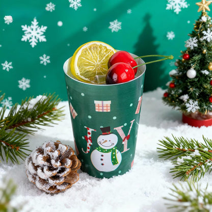I00000 100 Pack 12 oz Gold Plastic Cups, Gold Rimmed Disposable Cups, Disposable Wine Glasses Cocktail Glasses Premium Cup with Golden Rim, 12 Ounce Plastic Tumblers for Party & Wedding