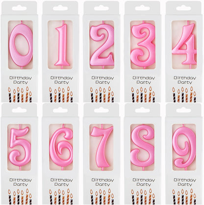 PHD CAKE 10-Count 0-9 Gold Number Birthday Candles, Number One Birthday, Gold Number Candles, Party Celebration, Baby Showers