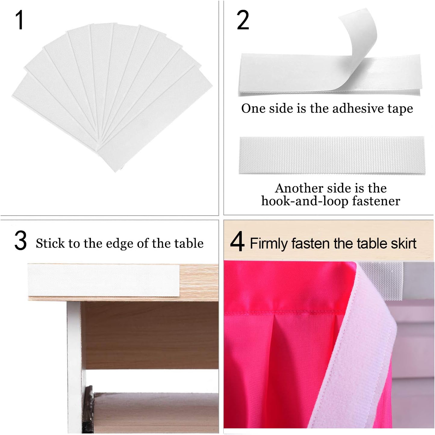 Pastel Rainbow Table Skirt Ruffle Party Tablecloth for Rectangle Table 6ft Birthday Party Baby Shower