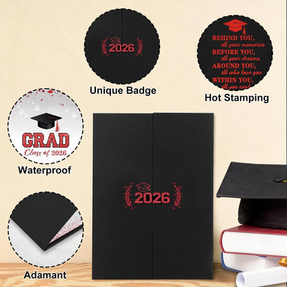 QIYANPAX Graduation Guest Book 2026, Blue and Gold Graduation Decorations Class of 2026, Graduation Signature Book, Congrats Grad Guest Book Alternative, Unique Graduation Gifts
