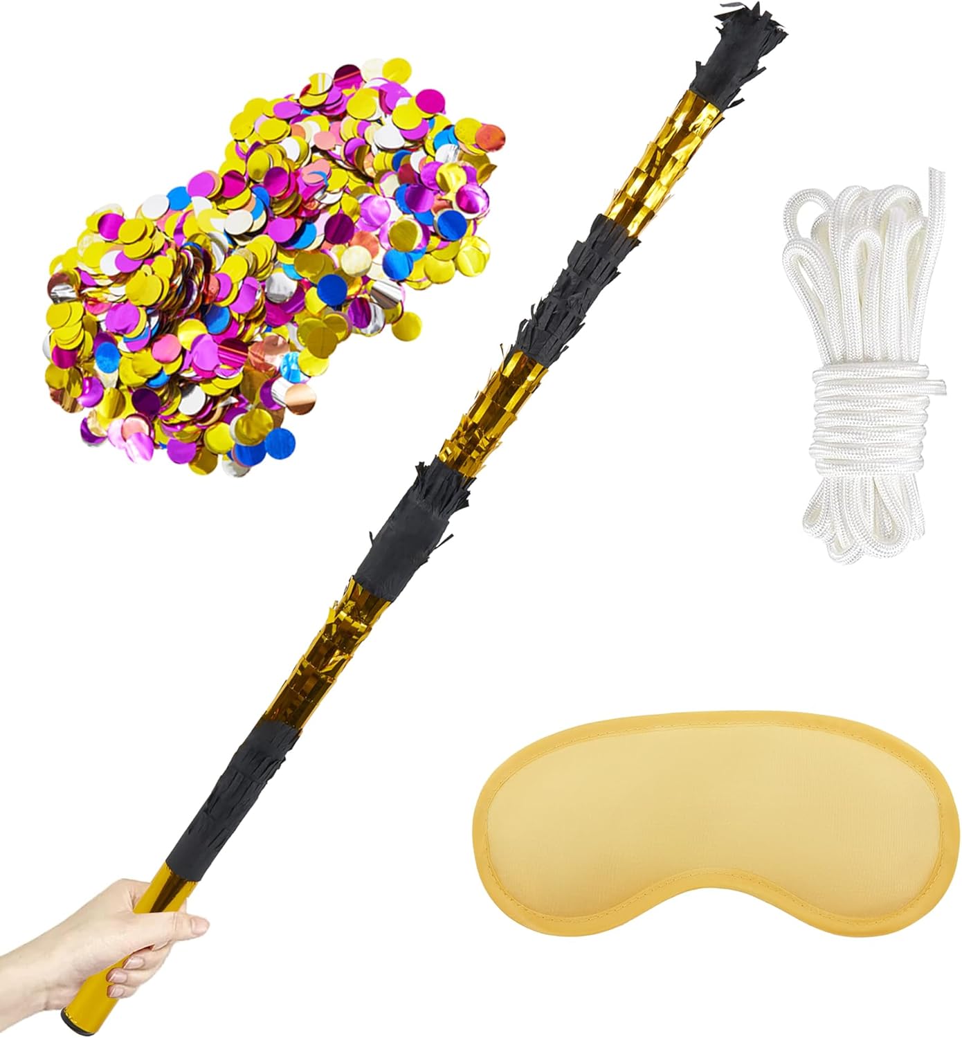 PCFING 30 Inch Piñata Stick Kit Blue Very Sturdy Will Not Break, Suitable for Boys Girls Adults Can Have Fun at Any Party