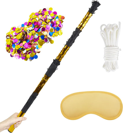 PCFING 30 Inch Piñata Stick Kit Blue Very Sturdy Will Not Break, Suitable for Boys Girls Adults Can Have Fun at Any Party