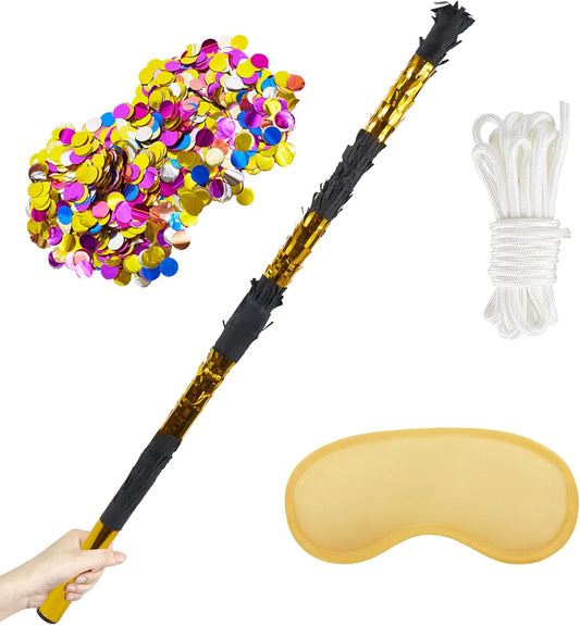 PCFING 30 Inch Piñata Stick Kit Blue Very Sturdy Will Not Break, Suitable for Boys Girls Adults Can Have Fun at Any Party