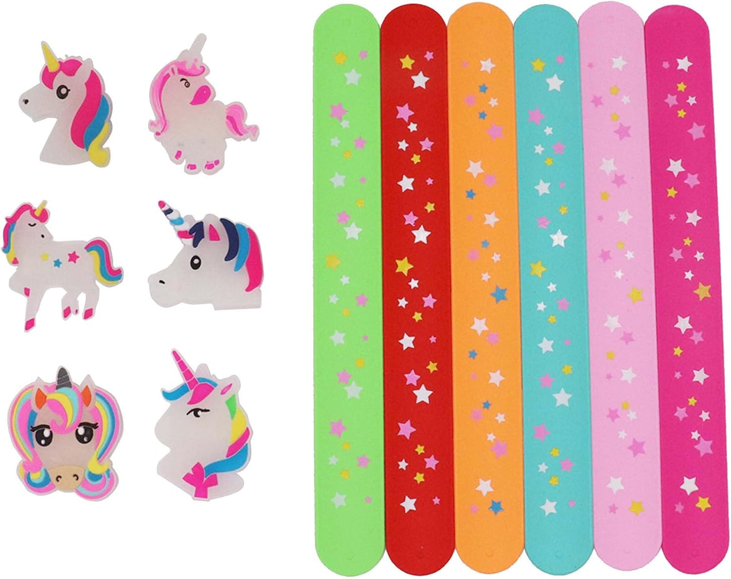 Cat Slap Bracelets for party- Silicone Wristbands Adjustable Party Favors, Classroom Prizes, Carnival Games - Birthday Gifts for Adults(6Pack)-LOCHSOEL