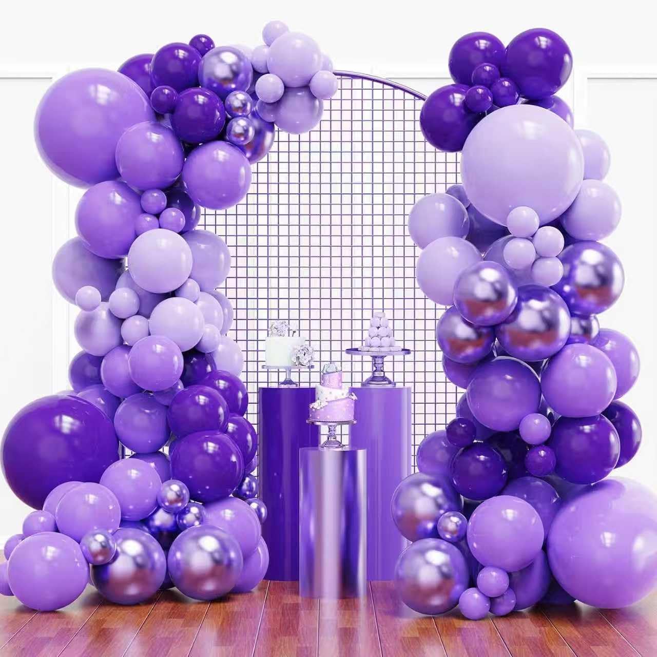 Navy Blue Gold Balloons Garland Kit, 120 pcs Navy and Gold Confetti White Balloons Arch for Graduation Birthday Party Baby Shower DIY Decoration