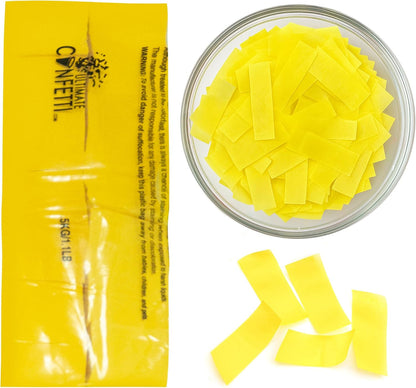 Ultimate Confetti, Multicolor Biodegradable Confetti - Rectangular Fluttering Tissue Paper Confetti for Cannon and Launcher use - Best for Holidays, Birthday, Wedding, and Parties - 1 lb, 16 oz