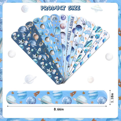 Serencatcher 48pcs Slap Bracelets Party Favors for Birthday Baby Shower Party Supplies Gifts