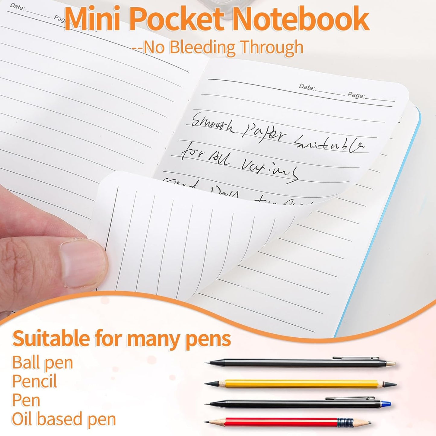 BESARME 16 Pack Mini Notebooks Bulk, A6 Small Lined Pocket Notebook End of Year Gifts for Students Elementary School Graduation Gifts for Kids Students School Supplies