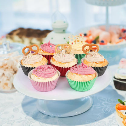 Caperci Standard Cupcake Liners Gold Foil Muffin Baking Cups 150-Pack - Premium Greaseproof & Sturdy Cupcake Papers
