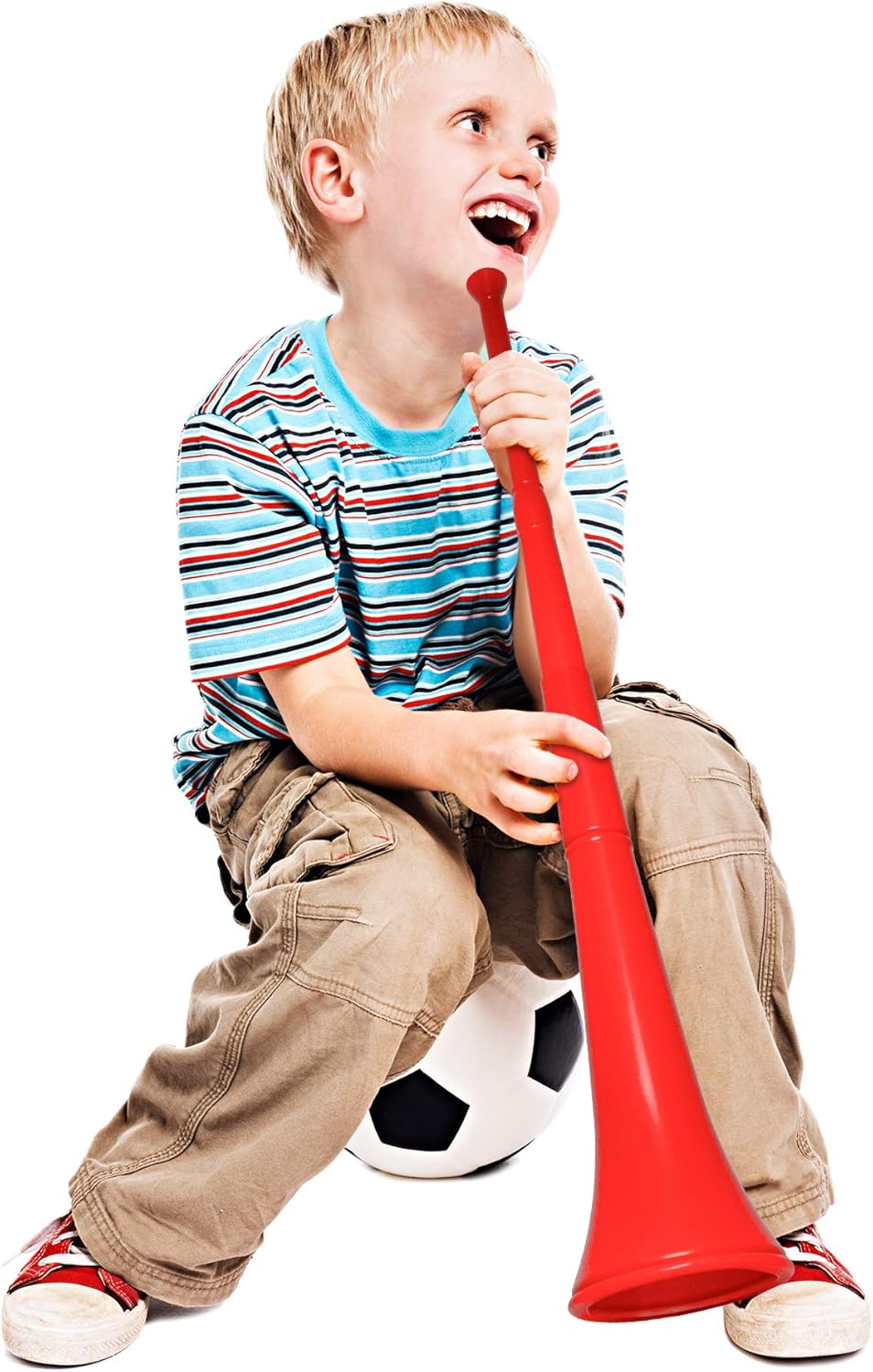 Windy City Novelties Collapsible Stadium Horn - 28" - Orange