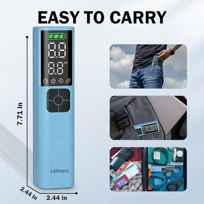 Z10 Electric Ball Pump for Sport Ball,2000mAh 15 PSI Portable Automatic Air Pump Fast Ball Inflator with 2 Needles,Precise Pressure Gauge for Basketball Football Volleyball Soccer