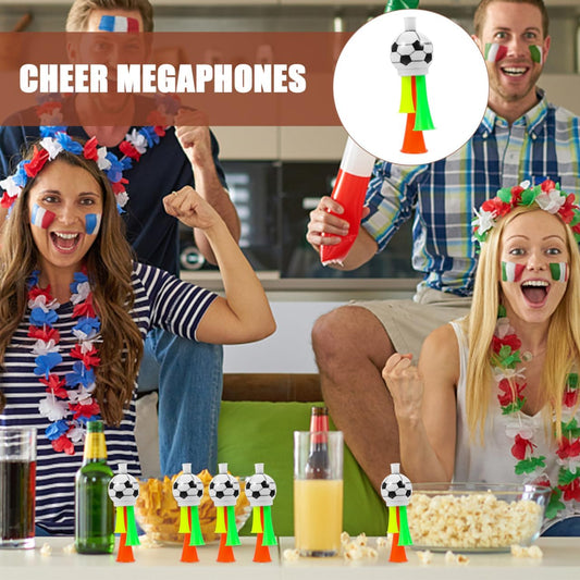 SEWACC Horns Stadium Horn 10 Pcs Air Horn Handheld Air Horn Can Loud Noisemakers for Sporting Events, Party, Celebrations Birthday Party Favors (Random Color) Party Air Horn Air Horn
