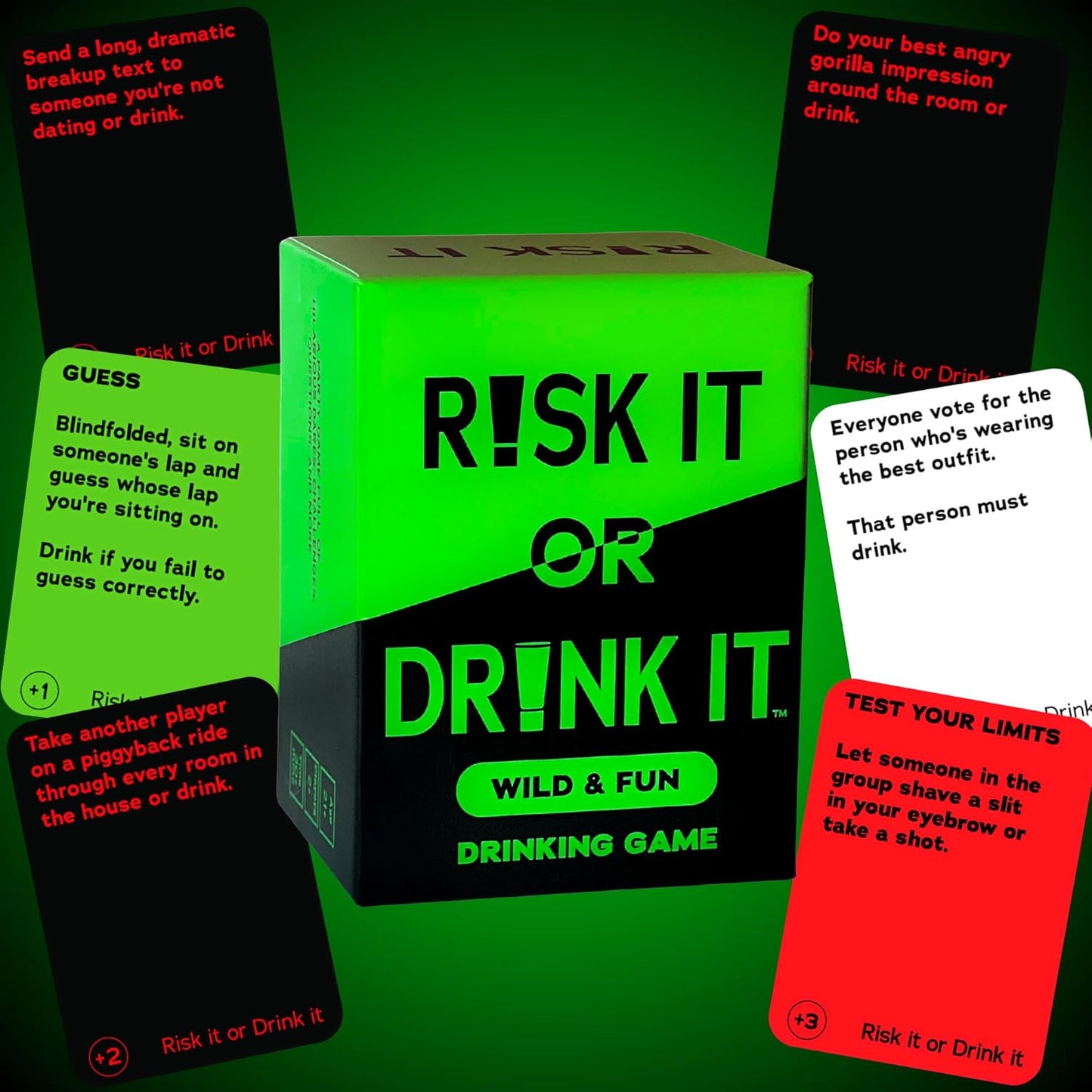| Fun Drinking Game for Adults: 150 Hilarious Dares & Risky Questions | Adult Party Games for Block Party, Pregame, College, Girls Night, Bachelorette
