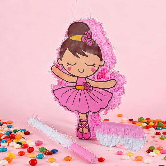 Soulchen Birthday Party Piñata Decorations Includes Eye Mask Stick Blindfold Confetti Birthday Party Camping Theme Favor Supplies (Horseshoe Bow)